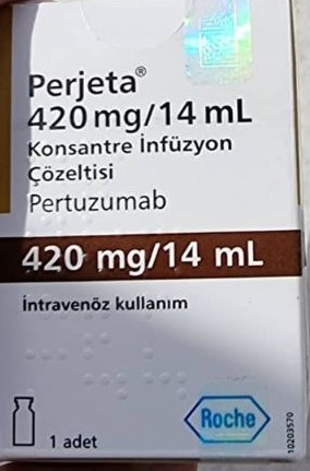 آمپول پرجتا (پرتوزوماب Perjeta یا Pertuzumab) ) ۴۲۰ میلی‌گرم